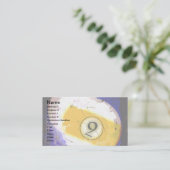 BILLARD-BALL NR. 9 VISITENKARTE (Stehend Vorderseite)