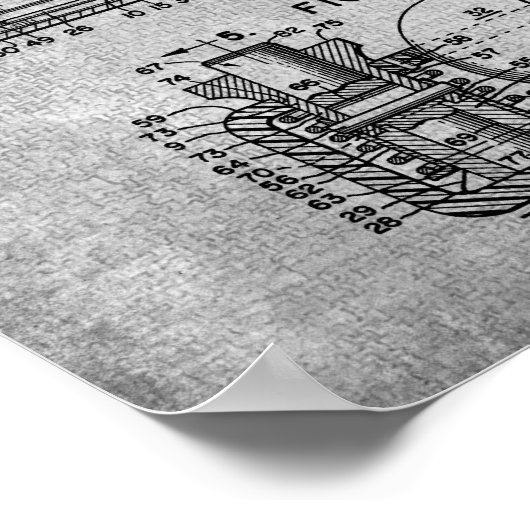 Billard Ball Rack Print 9 Billiards Poster (Ecke)