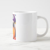 Billard-Ball-Tunnel-bohrwagenTasse Jumbo-Tasse (Rechts)