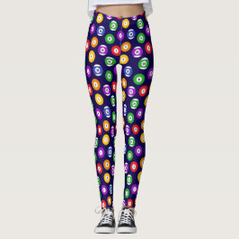 Billard-Balls-Muster für den Billardspieler Leggings