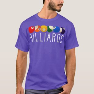 Billard Balls Pool Player T-Shirt
