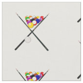 Billard-Balls und Pool-Cues Stoff (Nahaufnahme)