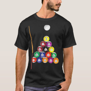 Billard Bar League 8-Ball Pool Team Männer Frauen T-Shirt