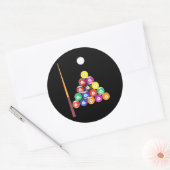 Billard Bar League 8-Ball Pool Team Runder Aufkleber (Umschlag)