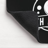Billard Beat People mit Stick Funny Billiard Q Mousepad (Ecke)