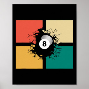 Billard-Bekleidung - Billiard Poster