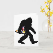 Billard Bigfoot mit Pool Sasquatch Snooker Karte (Gelbe Blume)