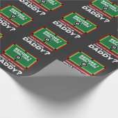 Billard Biliard Liebe Snooker Pool Funny Daddy Vat Geschenkpapier (Ecke)
