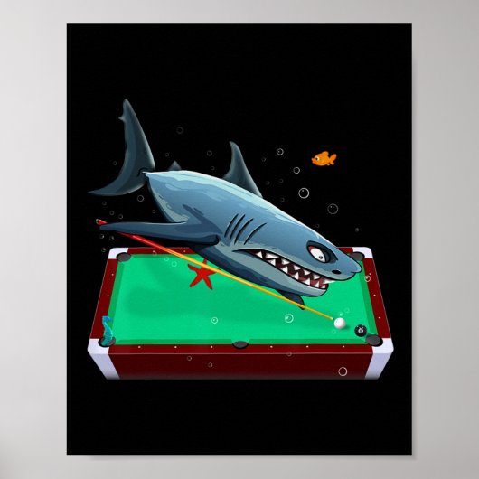 Billard Billard 8 9 Ball Straight Carom Snook Poster (Vorne)