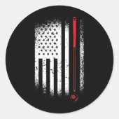 Billard Billard Billard Billard Billard Cue 8-l Runder Aufkleber (Vorderseite)