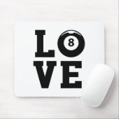 Billard Billard Billard Billard Billard Liebe Graf Mousepad (Mit Mouse)