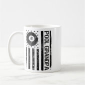 Billard Billard Billard Flag Oper American USA Kaffeetasse (Links)