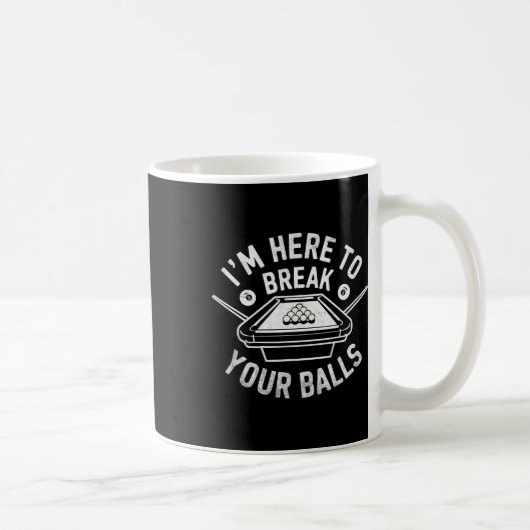 Billard Billard Billard hier, um Ihre Kaffeetasse (Rechts)