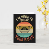 Billard Billard Billard hier, um Ihre Karte (Gelbe Blume)