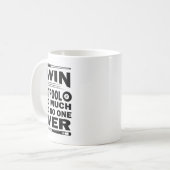 Billard Billard Billard Ich gewinne bei Poo Kaffeetasse (Vorderseite Links)