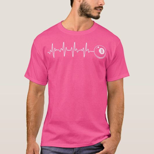 Billard Billard Billard Lover 8 Ball Pool Player T-Shirt (Vorderseite)