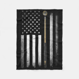 Billard Billard Billardtisch US-amerikanische Flag Fleecedecke