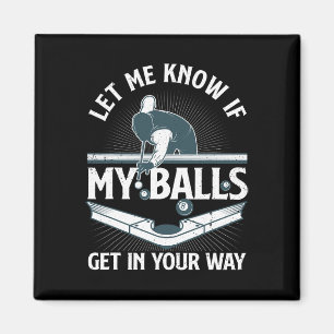 Billard Billard Design Damen Billiard Pool Magnet
