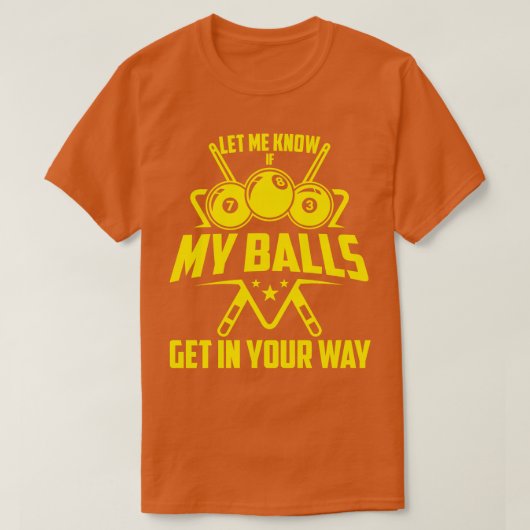 Billard Billard Design Damen Billiard Pool T-Shirt (Design vorne)