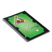 Billard Billard Personalisiertes Notebook Notizblock (Rechte Seite)