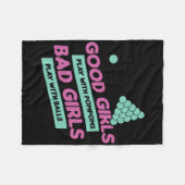 Billard Billard Pool-Geschenk für Frauen und Gir Fleecedecke (Vorderseite (Horizontal))