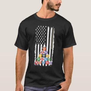 Billard Billard Snooker Player Team American USA F T-Shirt