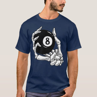 Billard Billard Vintag 8 Acht Ball T-Shirt