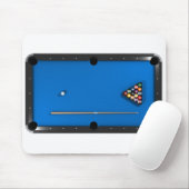 Billard / Billardtisch: Blauer Gürtel: Mousepad (Mit Mouse)