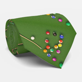 Billard Billardtisch und Balls Necktie Krawatte