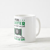 Billard Billiard 8 Ball Billiards Geschenk Idee Kaffeetasse (VorderseiteRechts)
