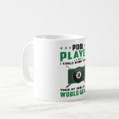 Billard Billiard 8 Ball Billiards Geschenk Idee Kaffeetasse (Vorderseite Links)