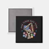 Billard Billiard Billard Billard Billard Magnet (Vorderseite/Rückseite)