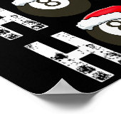 Billard Billiard für Pool Spieler League Poster (Ecke)