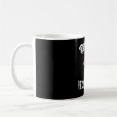 Billard Billiard Vintag 8-Ball Kaffeetasse (Links)