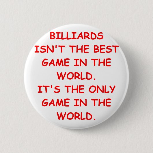 BILLARD BUTTON (Vorderseite)
