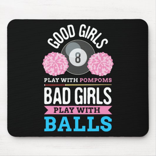 Billard Cue Sport Game Pool Billiard Player Gesche Mousepad (Vorne)