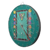 Billard Dartscheibe (Vorderseite rechts)