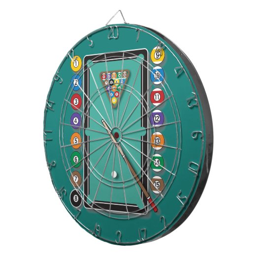 Billard Dartscheibe (Vorderseite rechts)