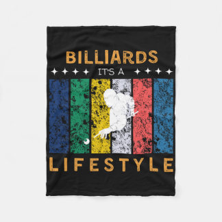 Billard Das Lifestyle Funny T-Shirt - Billard Play Fleecedecke