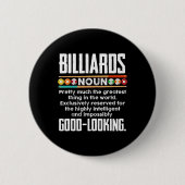 Billard Definition - Funny Billiard 8 Ball Pool Button (Vorderseite)