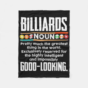 Billard Definition - Funny Billiard 8 Ball Pool Fleecedecke