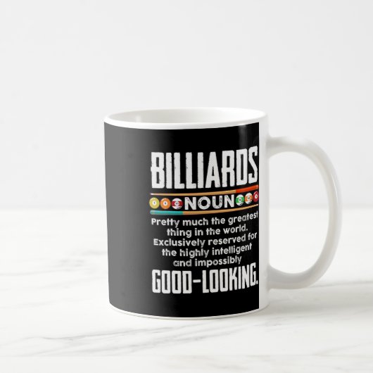 Billard Definition - Funny Billiard 8 Ball Pool Kaffeetasse (Rechts)