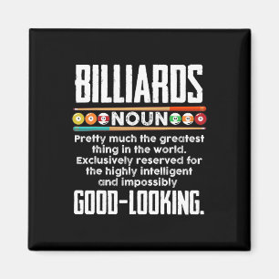 Billard Definition - Funny Billiard 8 Ball Pool Magnet