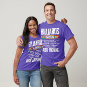 Billard Definition Funny Billiard 8 Ball Pool T-Shirt (Unisex)