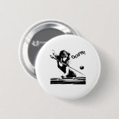 Billard - Der 8 Ball. Funny Girl Versage. Für Bill Button (Vorne & Hinten)