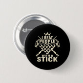 Billard, die ich über Menschen mit einem Stick Poo Button (Vorne & Hinten)