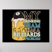 Billard Drink Team Poster (Vorne)