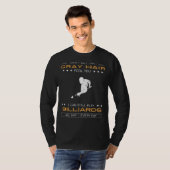 Billard Enthusiast T-Shirt - Graues Haar, Sharp Sh (Vorne ganz)