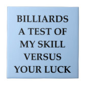 Billard Fliese (Vorderseite)