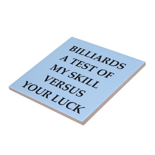 Billard Fliese (Seite)